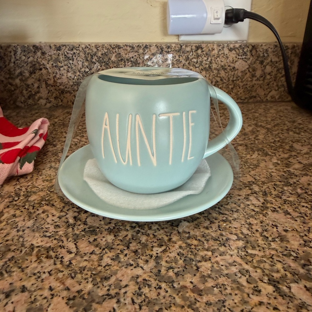 Rae Dunn Blue Saucer